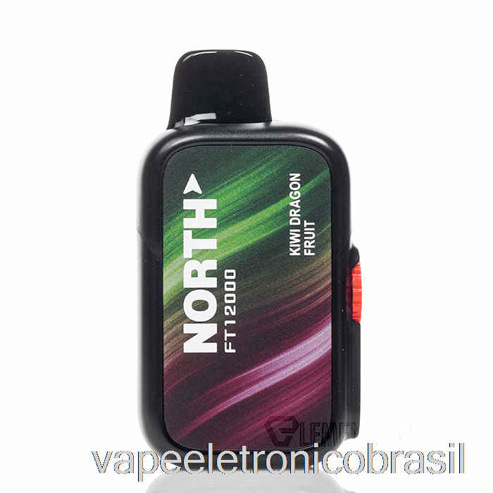 Vape Eletronico North Ft12000 Descartável Kiwi Dragonfruit